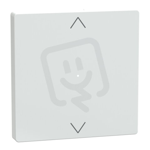 Klapka, Merten System D, (nahoru/dolů), lotus white, lesklý plast MEG5215-6035