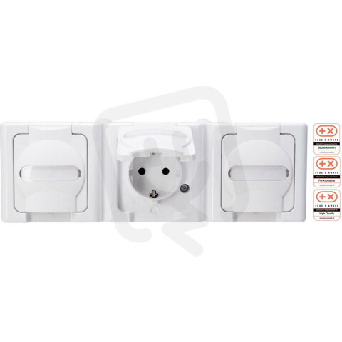 131302006 Surface mount, earthed socket