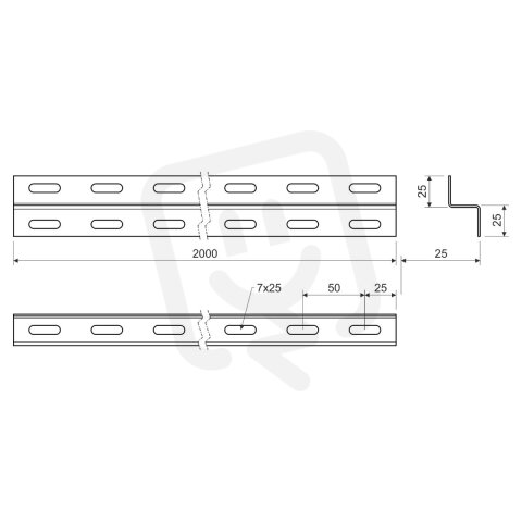 Profil 50, povrchová úprava Magnelis KOPOS Z 50X1.50_ZM