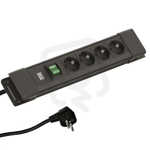 CONNECTUS 4xCEE7/3 1xSchalter 2,0m CEE7/