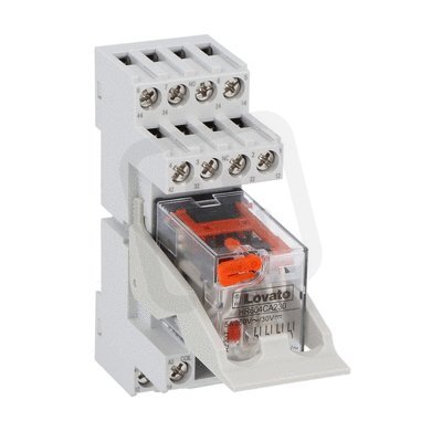 Relé 4SC 5A 230VAC,LED + patice