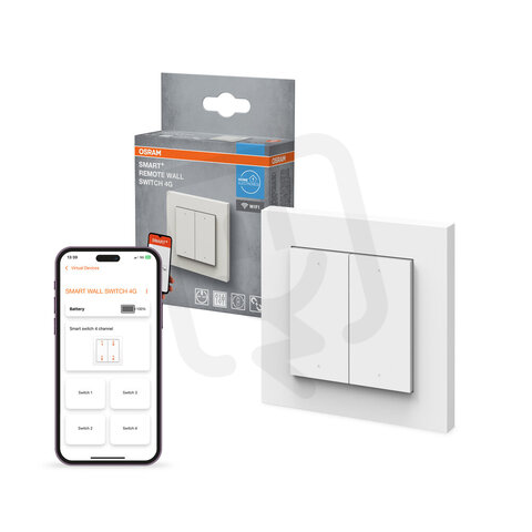 SMART+ WIFI Remote Wall Switch 4 Button OSRAM 4058075849884