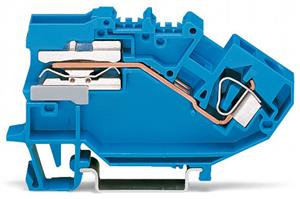 1vodičová rozpojovací svorka N, 6mm2, CAGE CLAMP, modrá WAGO 782-613