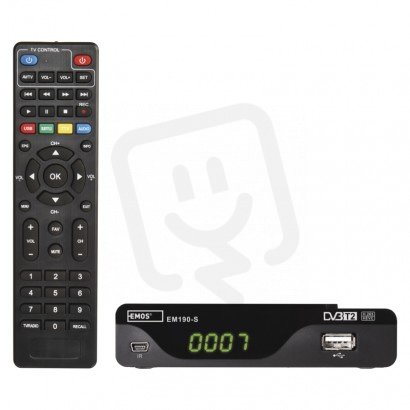 Set-top box EMOS EM190-S HD HEVC H265 (DVB-T2) EMOS J6014