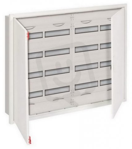 Zapuštěná rozvodnice ABB U54R4 -192M s dveřmi