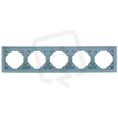 5-rámeček, AQUARELLA (metalic plast) 90950 TAL hliník ELKO EP 5603011068684