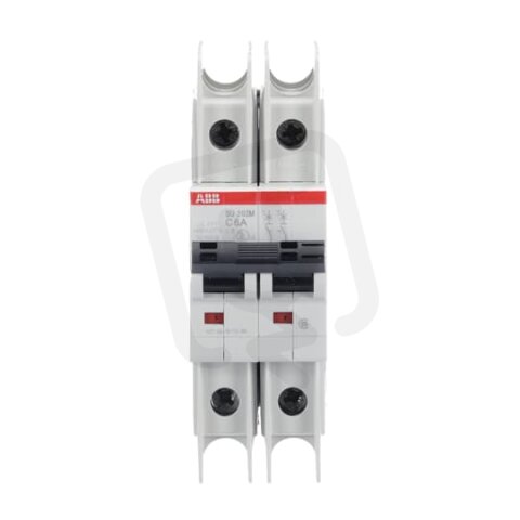ABB SU202M-C6 jistič char. C 10kA 6A 2P  dle UL489 a CSA 22.2 No. 5
