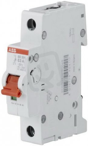 ABB SD201/32 1p odpínač 32A pro 253V AC/60V DC dle IEC/EN 60947-3