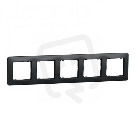 Sedna D/E Rámeček pětinásobný, Antracit SCHNEIDER SDD314805