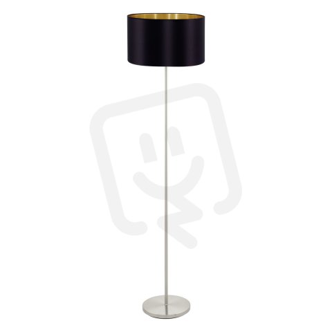 Stojací svítidlo MASERLO matný nikl/černá-zlatá 60W IP20 EGLO 95169