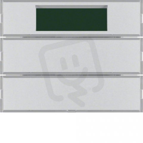 Tlačítkový senzor 2-násobné s termostatem K.5 Alu BERKER 75662774
