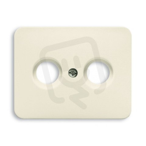 ABB Alpha Exclusive 1710-0-2454 Kryt zásuvky televizní a rozhlasové