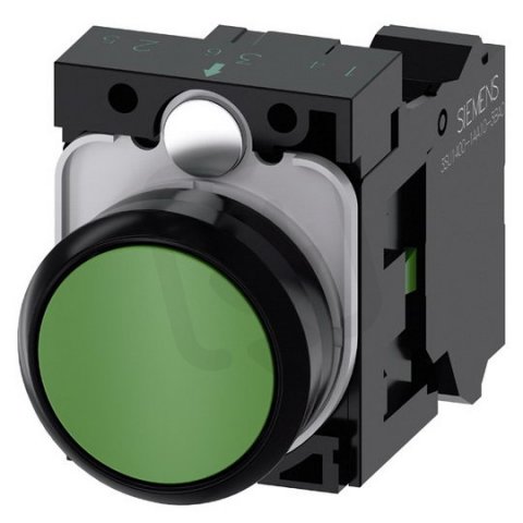 3SU1100-0AB40-3BA0 tlačítko, 22 mm, kula