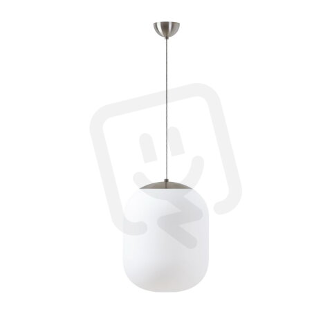 Závěsné svítidlo se skleněným stínidlem OSMONT TANIA S1 13W IP40 E27 nerez