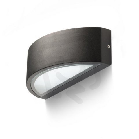 LESA nástěnná černá 230V E27 26W IP54 RENDL R10364