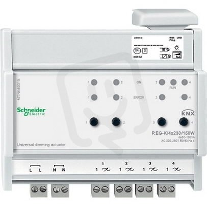 Schneider MTN649315 KNX univerzální stmívací akční člen REG-K/4x230/150W