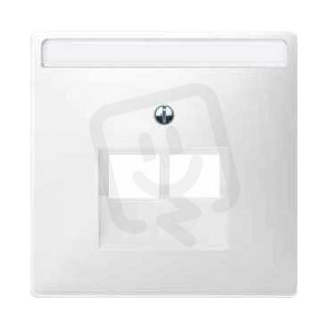 Schneider MTN292619 Centrální deska pro mechanismus RJ45,dvousegmentová,S-Design