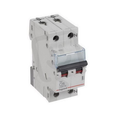 TX3 JISTIČ, 1+N PÓLOVÝ, CHAR. C, 25A 6000A LEGRAND 403461