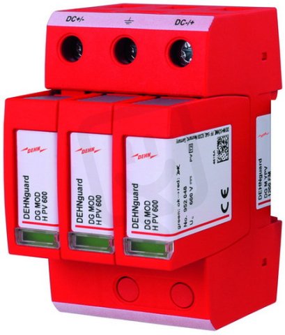 Svodič přepětí Typ 2 DEHNguard M Vícepólový pro FV systémy do 1200V DC 952565