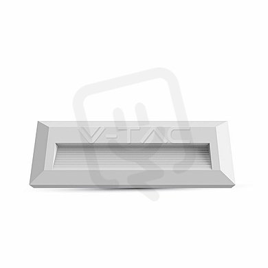 3W LED Step Light White Body Rectangle Warm White, VT-1162 V-TAC SKU1327
