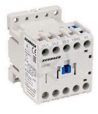 Stykač 3pólový CUBICO Mini, 4 kW, 9 A, 1R, 24 VDC SCHRACK LZDM0925--