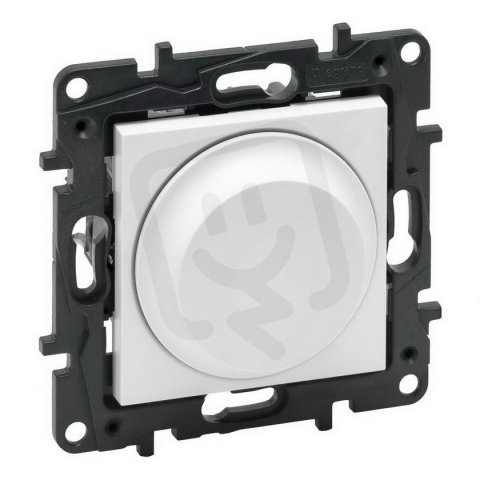 NILOÉ STEP STMÍVAČ OTOČNÝ 300W HLINÍK  LEGRAND 863352