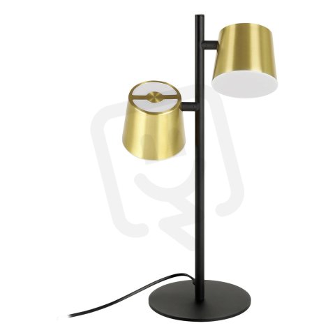 Stolní svítidlo ALTAMIRA 2xGU10 černá/mosaz 9,2W IP20 EGLO 39986