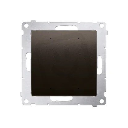 Ovladač osvětlení jednonásobný tlačítkový SWITCH [Wi-Fi] 16A, 230V, hnědá matná