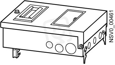 BD2-AK2M2/F Odbočná skříň pro zabudování SIEMENS BVP:203252
