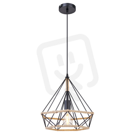 Závěsné svítidlo ULLEU černá 1xE27, max. 60W 230V GLOBO 69029