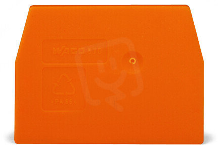 Přepážka tloušťka 1 mm oranžová Wago 870-947