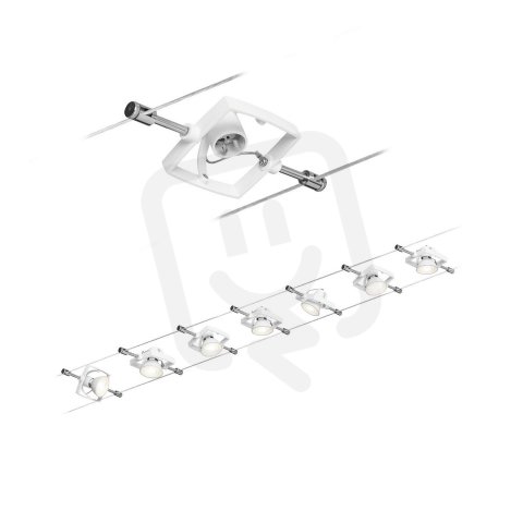 Lankový systém TECH základní sada GU5,3 max. 7x10W stmívatelné 230/12V bílá