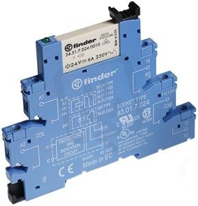 Vazební člen, 1P/6A, 240V AC/DC, LED_EMC, OZP FINDER 38.51.3.240.0060