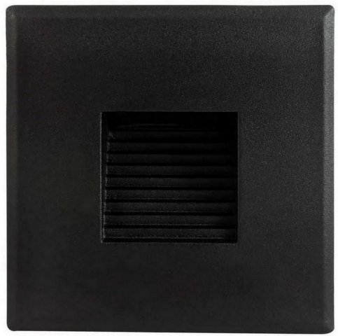 Nástěnné vestavné LED svítidlo DECENTLY IP44 S2 Black 1,5W CCT GREENLUX GXLL271