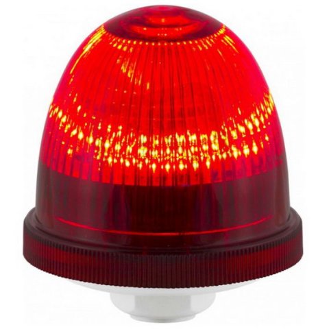 Svítidlo signální OVOLUX LED 90/240V, AC, IP66, 1/2'' NPT, červená, světle šedá