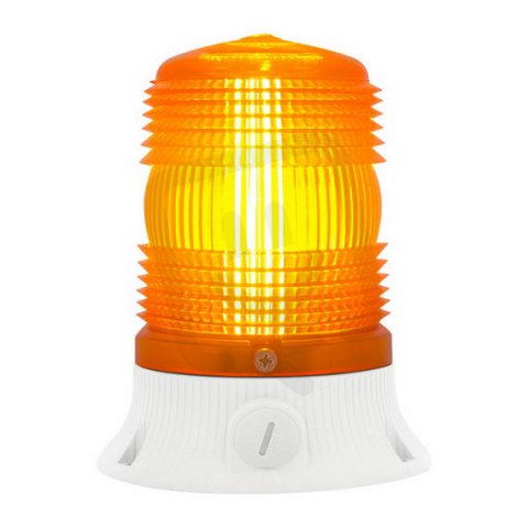 Maják LED MINIFLASH LED FLR S 90/240V, AC, IP54, oranžová, světle šedá 66512