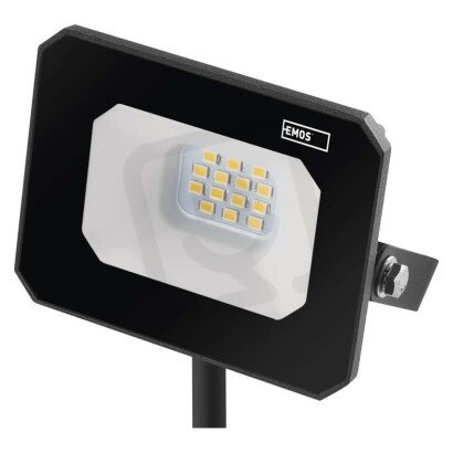 LED reflektor SIMPO 10 W, černý, neutrální bílá EMOS ZS2213