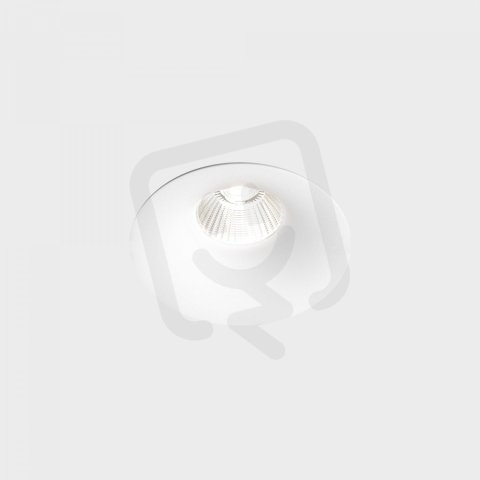 LUXO zapuštěné svítidlo s rámečkem bílá 8W 3000K Push KOHL LIGHTING