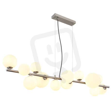 Závěsné svítidlo RIHA nikl 13xG9 LED, 3,5W 230V, 310lm, 3000K GLOBO 56140-13H