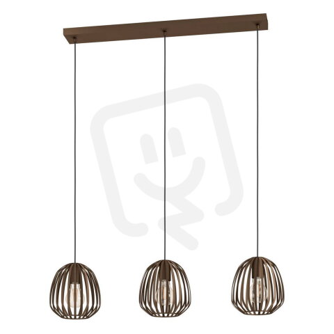 Závěsné svítidlo ESPINAL E27 bronz 3X40W IP20 EGLO 901098