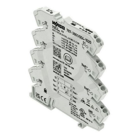 Elektronický jistič, 1kanál., Vstupní napětí 24 V DC WAGO 787-3861/004-1020