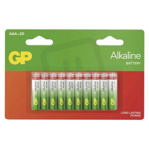 Alkalická baterie GP Alkaline AAA (LR03) B0412L