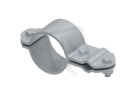 Připojení vedení k jímací tyči, nebo trubce, drát 8/10mm, d40mm, StZn 510212