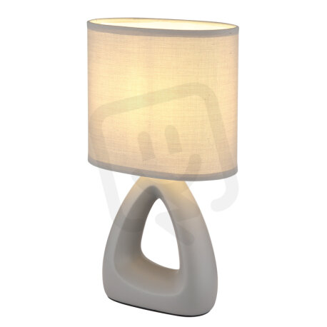 Stolní lampa TRIANGLE stříbro 1x40W E14  GLOBO 21731G