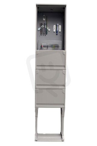 Rozvaděč ER212/NKP7P 40A QM (3f 1/2S) 3b. ČEZ 1 el.měr HDO pilíř ESTA 03019