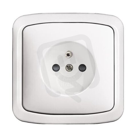 ABB Tango Zásuvka kompletní CZ1 16A 250 Vstř. bílá BLISTR 5518A-W2389 B