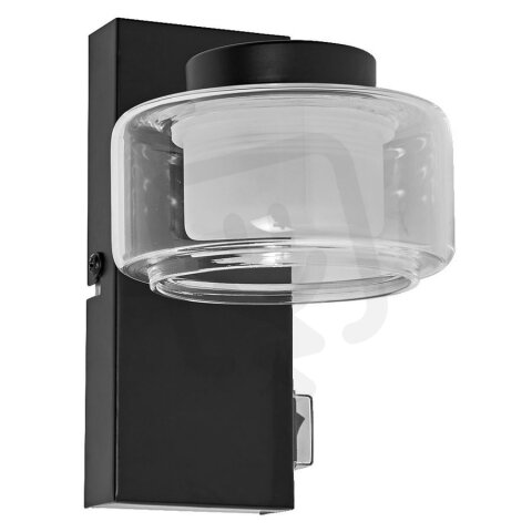 Orbis Flame Wall 5.5W Click CCT IP44 Black OSRAM 4099854448003