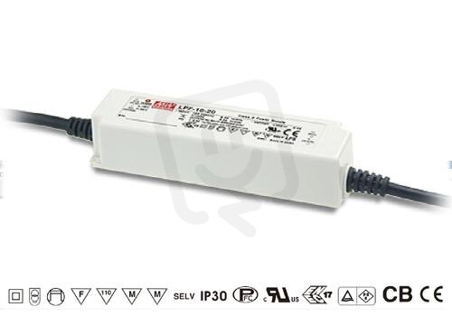 MEAN WELL LPF-16-30 Napájecí zdroj pro LED 16W 30V