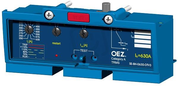 SE-BH-0630-DTV3 Nadproudová spoušť char.D 630A 250-630A,pro BH630 OEZ:25100