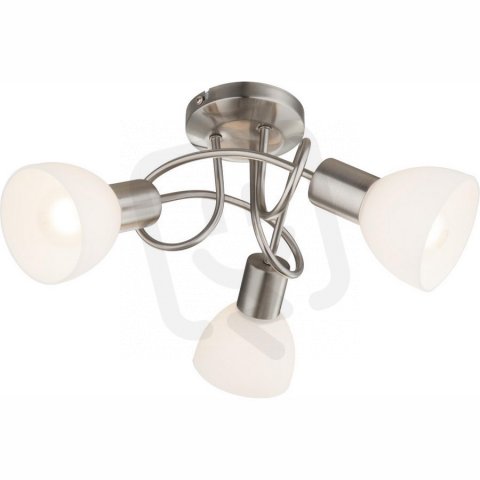 Stropní svítidlo ENIBAS nikl 3xE14, max. 40W 230V. GLOBO 54918-3